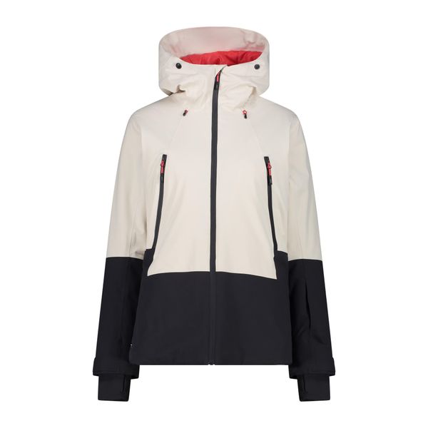 Kurtka damska narciarska CMP 34W2506. Brązowe kurtki narciarskie CMP, l, bez wzorów, z lycry, z kapturem, narciarskie, primaloft. Za 849.99 zł.