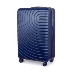Walizka podróżna średnia ABS SOLIER AVENTOR STL1064 NAVY 24" M. Niebieskie walizki bez wzorów, średnie. Za 146.99 zł.