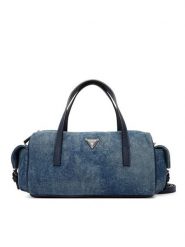 Guess Torebka Kassie HWDG99 30050 Niebieski. Niebieskie torebki klasyczne Guess, z aplikacjami, z materiału, bez dodatków. Za 609.99 zł.