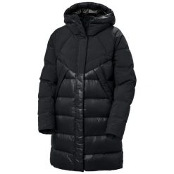Parka dla kobiet Helly Hansen Bliss. Czarne parki Helly Hansen, na zimę, bez kaptura. W wyprzedaży za 1,597.00 zł.
