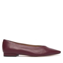Baleriny LAUREN RALPH LAUREN. Czerwone baleriny Lauren Ralph Lauren, bez wzorów, bez obcasa. Za 769.99 zł.