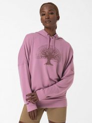 Super.natural Bluza "Feel Good Tok" w kolorze jasnoróżowym rozmiar: XS. Różowe bluzy super.natural, xs, bez wzorów, z wełny, z kapturem. Za 339.99 zł.