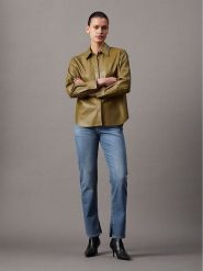 Calvin Klein Dżinsy - Regular fit - w kolorze niebieskim rozmiar: W27/L32. Niebieskie jeansy Calvin Klein, l, z aplikacjami, z podwyższonym stanem. Za 314.95 zł.