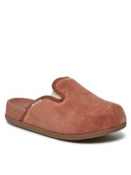 Vans Klapki Harbor Mule Vr3 VN000BCDCLA1 Różowy. Czerwone klapki Vans, bez wzorów, z materiału, bez obcasa. Za 219.99 zł.