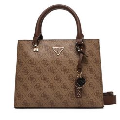 Torebka Guess. Brązowe torebki klasyczne Guess, z aplikacjami, bez dodatków. Za 369.99 zł.