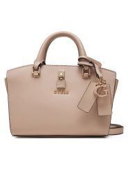 Guess Torebka HWVG96 55760 Beżowy. Brązowe torebki klasyczne Guess, z aplikacjami, ze skóry, bez dodatków. Za 589.99 zł.