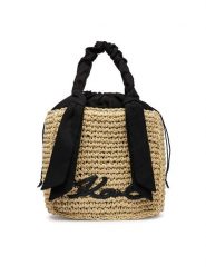 KARL LAGERFELD Torebka B2W46073 Beżowy. Brązowe torebki klasyczne KARL LAGERFELD, bez wzorów, z materiału, bez dodatków. Za 779.99 zł.