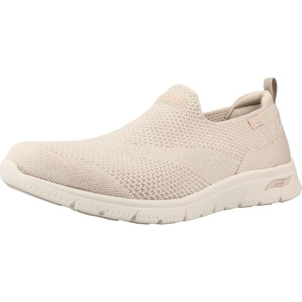 Buty SKECHERS 104680S Beżowy. Brązowe trekkingi Skechers, z tkaniny, na fitness i siłownię. Za 218.99 zł.