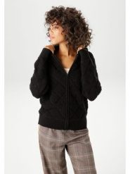 Aniston Kardigan w kolorze czarnym rozmiar: 42. Czarne kardigany Aniston, bez wzorów. Za 87.45 zł.