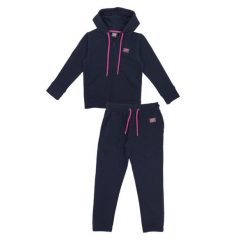 Bluza z bawełna z kaptur na co dzień na siłownię. Niebieskie bluzy LEONE 1947 APPAREL, xl, bez wzorów, z bawełny, bez kaptura. W wyprzedaży za 162.09 zł.