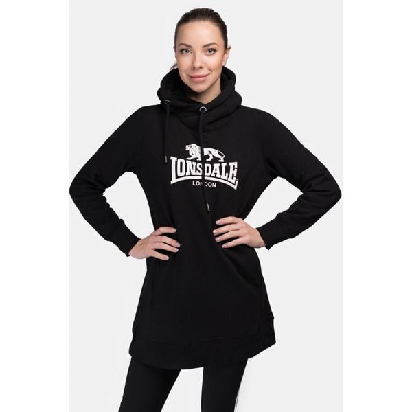 Bluza damska z kapturem Lonsdale Pitlessie. Białe bluzy Lonsdale, bez wzorów, z kapturem. W wyprzedaży za 234.00 zł.