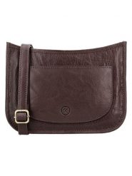 HIDE & STITCHES Skórzana torebka "Jura" w kolorze brązowym - 25 x 17 x 10 cm rozmiar: onesize. Brązowe torby na ramię HIDE & STITCHES, bez wzorów, z materiału, na ramię, bez dodatków. Za 260.99 zł.