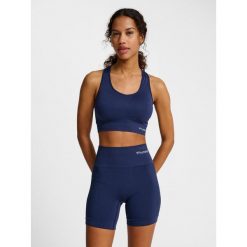 Stanik fitness cardio Hummel hmltif. Niebieskie biustonosze Hummel, bez wzorów. Za 153.00 zł.