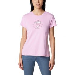 Columbia Koszulka Sloan Ridge Graphic 2077451561. Czerwone koszulki sportowe Columbia, bez wzorów, bez ramiączek. Za 144.99 zł.