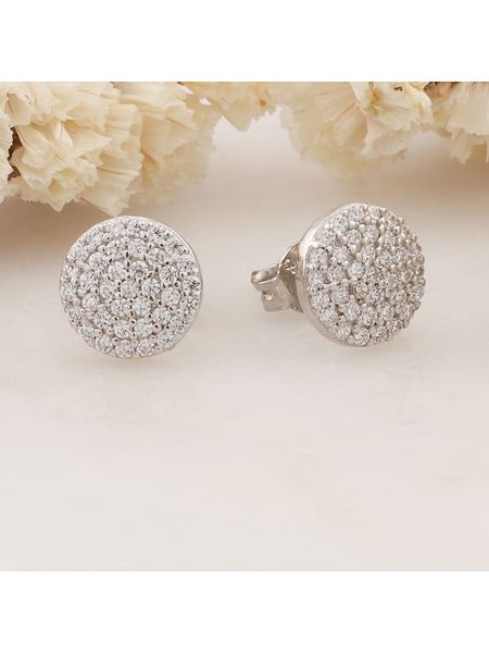 Heliophilia Srebrne kolczyki-wkrętki z cyrkoniami rozmiar: onesize. Szare kolczyki Heliophilia, z cyrkonią, srebrne. Za 100.04 zł.