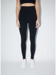 LeGer Legginsy "Alexa" w kolorze czarnym rozmiar: S/M. Czarne legginsy LeGer, m, bez wzorów, z poliamidu, z podwyższonym stanem. Za 78.99 zł.
