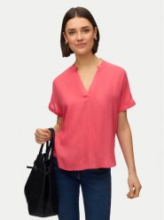 Vero Moda Bluzka Beauty 10279697 Różowy Regular Fit. Czerwone bluzki Vero Moda, xs, bez wzorów, z wiskozy, bez kołnierzyka, bez ramiączek. Za 109.99 zł.