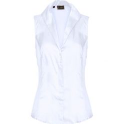 Bluzka Premium bonprix biały. Białe bluzki bonprix, bez wzorów, bez kołnierzyka, bez ramiączek. Za 119.99 zł.
