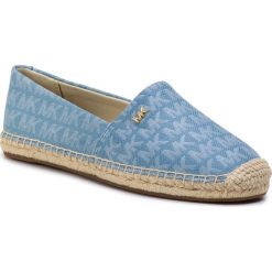Espadryle MICHAEL MICHAEL KORS - Kendrick Slip On 40S9KNFP1Y Denim. Niebieskie espadryle MICHAEL Michael Kors, bez wzorów, z denimu, bez obcasa, na płaskiej podeszwie, bez zapięcia. W wyprzedaży za 299.00 zł.