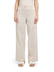 BETTY & CO Spodnie w kolorze kremowym rozmiar: 36. Brązowe spodnie materiałowe Betty & Co, bez wzorów, z materiału, z podwyższonym stanem. Za 130.99 zł.