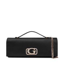 Torebka Guess. Czarne kopertówki Guess, z aplikacjami, bez dodatków. Za 539.99 zł.
