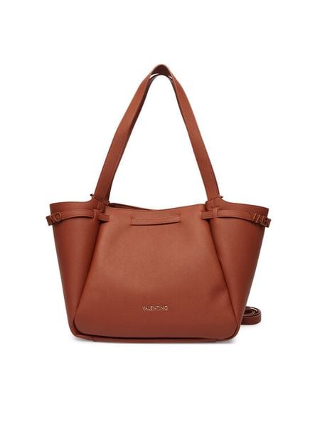 Valentino Torebka Medea VBS9Q801 Brązowy. Brązowe shopper Valentino, bez wzorów, ze skóry, bez dodatków. Za 441.99 zł.