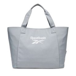 Torebka Reebok. Szare shopper Reebok, bez wzorów, bez dodatków. Za 99.99 zł.