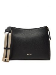 Lasocki Torebka LSK-O-007-07 Czarny. Czarne listonoszki Lasocki, bez wzorów, z materiału, bez dodatków. Za 179.99 zł.