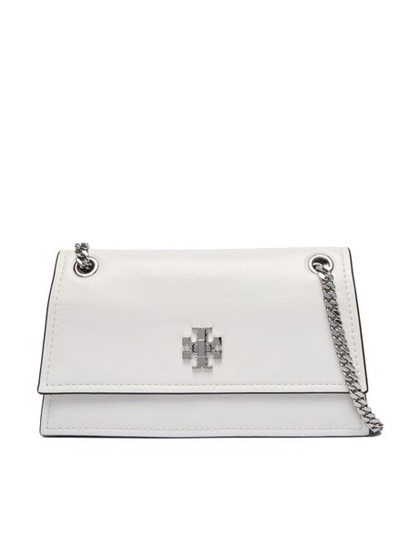 Tory Burch Torebka Kira Turnlock Mini Bag 176642 Biały. Białe torebki klasyczne Tory Burch, bez wzorów, ze skóry, bez dodatków. Za 1,889.00 zł.