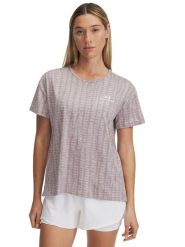 Under Armour Koszulka sportowa "Vanish Energy 2.0" w kolorze fioletowym rozmiar: L. Różowe koszulki sportowe Under Armour, bez wzorów, z materiału, bez ramiączek, outdoorowe. Za 168.06 zł.