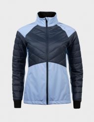 Kurtka do narciarstwa biegowego damska Halti Tripla Hybrid. Niebieskie kurtki narciarskie HALTI, m, bez wzorów, z dzianiny, bez kaptura, do biegania. Za 844.99 zł.