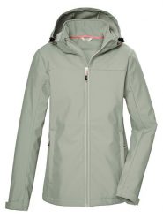 Killtec Kurtka softshellowa "KOS 102" w kolorze zielonym rozmiar: 38. Zielone kurtki sportowe Killtec, m, bez wzorów, bez kaptura, outdoorowe. Za 148.96 zł.