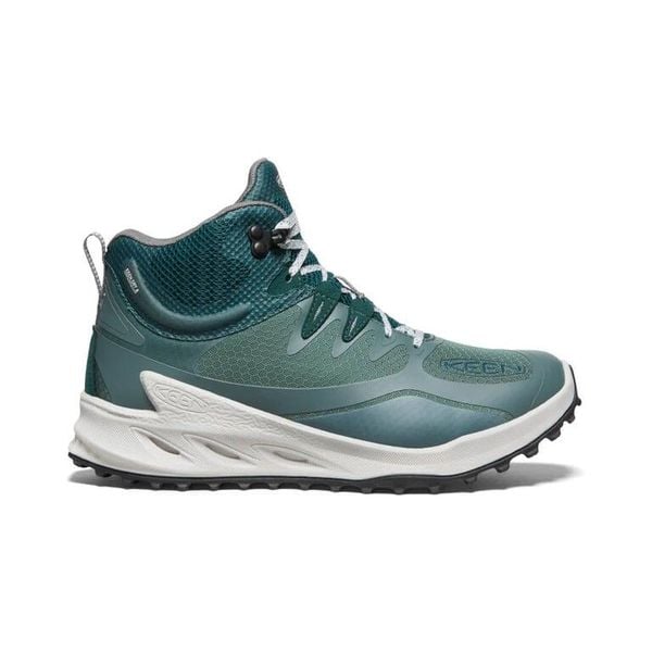 KEEN Buty turystyczne damskie Zionic Mid Wp Dark Forest/Sea Moss r.38. Zielone trekkingi Keen, z gumy, trekkingowe. Za 409.40 zł.