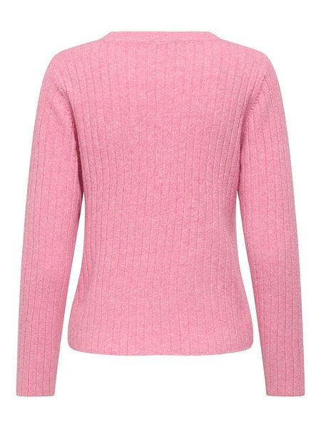 ONLY Sweter w kolorze jasnoróżowym rozmiar: L. Różowe swetry Only, l, bez wzorów, ze splotem, bez ramiączek. Za 127.35 zł.