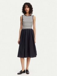 Gant Sukienka letnia 4503509 Granatowy A-Line Fit. Niebieskie sukienki GANT, na lato, xs, bez wzorów, z bawełny, bez kołnierzyka, bez ramiączek. Za 757.99 zł.