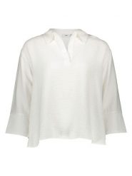 JDY Bluzka "Pepper" w kolorze białym rozmiar: S. Białe bluzki JDY, s, bez wzorów, bez kołnierzyka, bez ramiączek. Za 79.21 zł.