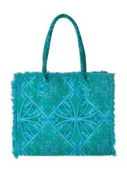BLE Torebka w kolorze turkusowym - 35 x 30 x 20 cm rozmiar: onesize. Niebieskie torby na ramię BLE, bez wzorów, z materiału, na ramię, bez dodatków. Za 80.89 zł.