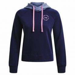 Bluza z kapturem Damska Under Armour Rival Fleece Kobieta. Czerwone bluzy Under Armour, s, bez wzorów, z kapturem. W wyprzedaży za 170.75 zł.