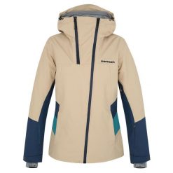 Kurtka narciarska damska Hannah Naomi 10000 mm. Brązowe kurtki narciarskie Hannah, xl, bez wzorów, bez kaptura, narciarskie. W wyprzedaży za 529.90 zł.