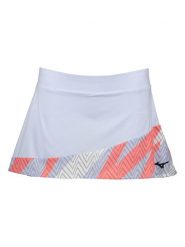 Mizuno Spódnica funkcyjna w kolorze biało-pomarańczowo-beżowym rozmiar: S. Białe spódnice Mizuno, s, bez wzorów, z materiału, sportowe, rozkloszowane. Za 96.83 zł.