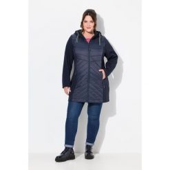 Damskie Kurtka softshellowa HYPRAR hydrofobowa kaptur. Niebieskie kurtki sportowe Ulla Popken, plus size, bez wzorów, z materiału, bez kaptura, trekkingowe. Za 584.99 zł.