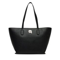 Torebka KARL LAGERFELD. Czarne shopper KARL LAGERFELD, bez wzorów, bez dodatków. Za 549.99 zł.