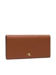 LAUREN RALPH LAUREN Portfel Slim Wallet 432802917010 Brązowy. Brązowe portfele Lauren Ralph Lauren, bez wzorów, ze skóry. Za 599.99 zł.