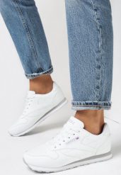 Białe Buty Sportowe Helisise. Białe obuwie sportowe Born2be, z jeansu, bez zapięcia. Za 89.99 zł.