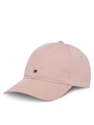 Tommy Hilfiger Czapka z daszkiem Essential Flag Soft Cap AW0AW17131 Różowy. Czerwone czapki TOMMY HILFIGER, bez wzorów, z bawełny. Za 119.99 zł.
