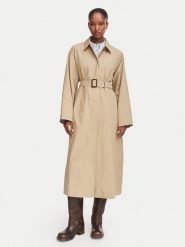 Weekend Max Mara Płaszcz przejściowy Angus 2625026041 Beżowy Regular Fit. Brązowe płaszcze Weekend Max Mara, bez wzorów, z syntetyku, bez kaptura. Za 2,629.00 zł.