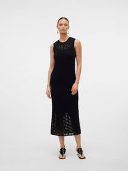 Vero Moda Sukienka w kolorze czarnym rozmiar: S. Czarne sukienki Vero Moda, s, bez wzorów, bez kołnierzyka, bez ramiączek, maxi. Za 116.45 zł.