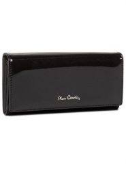 Pierre Cardin Duży Portfel Damski 05 LINE 100 Czarny. Czarne portfele Pierre Cardin, bez wzorów, z lakierowanej skóry. Za 99.99 zł.