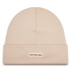 Czapka Calvin Klein Jeans. Czerwone czapki Calvin Klein Jeans, bez wzorów, z jeansu. Za 199.99 zł.