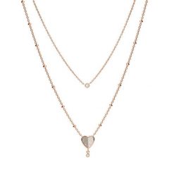 Naszyjnik Fossil. Żółte naszyjniki Fossil, złote. Za 179.99 zł.